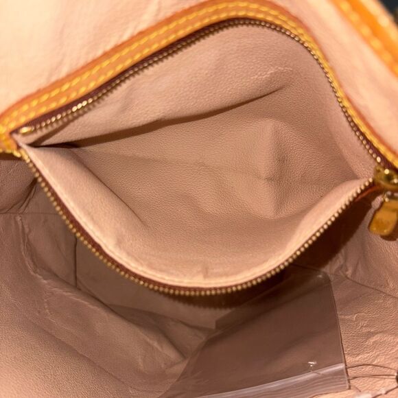 Used Louis Vuitton Brown Monogram Tote Bag bucket bag used good condition - Picture 15 of 16